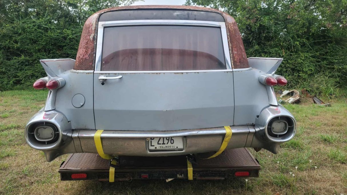 Essex Ecto-1 trailered ready for transport Essex Ecto-1 trailered ready for transport